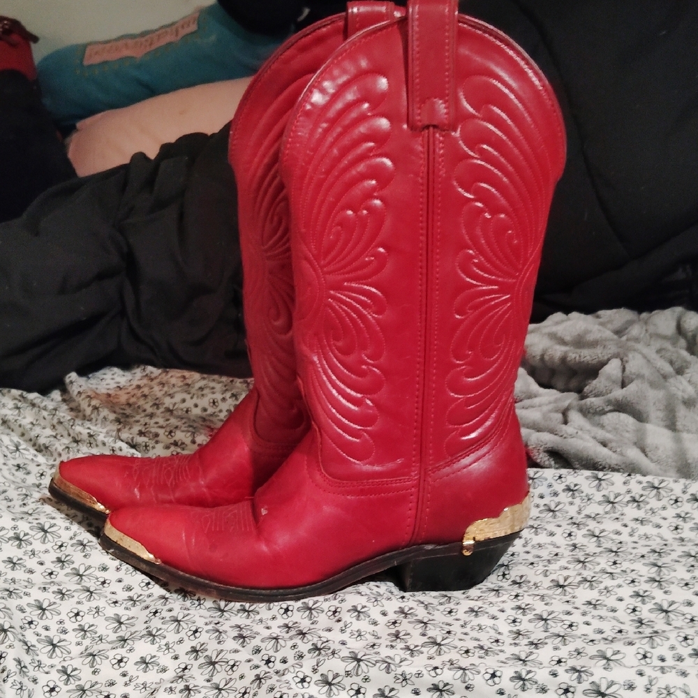 Red Western Cowboy Boots